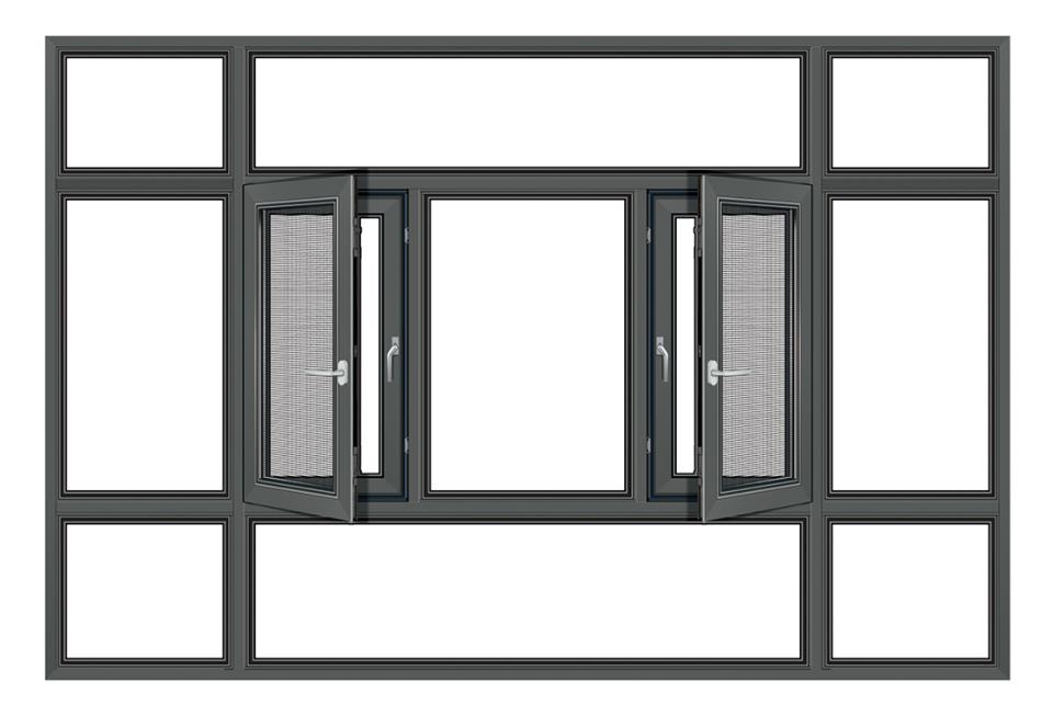 柏林之光系列130幕墙隐排一体窗