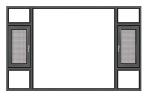 威尼斯系列120幕墙隐排一体窗