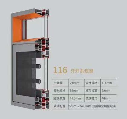116外开系统窗
